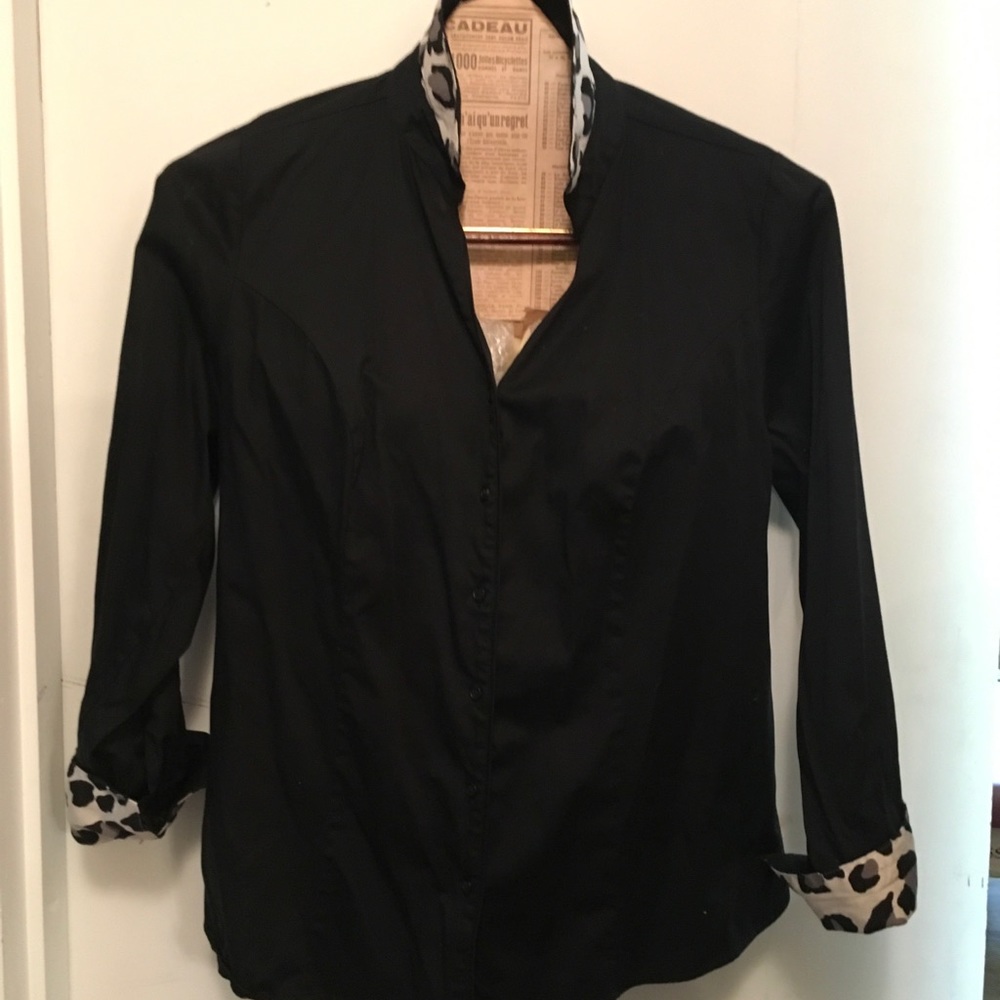 LaneBryant fitted shirt